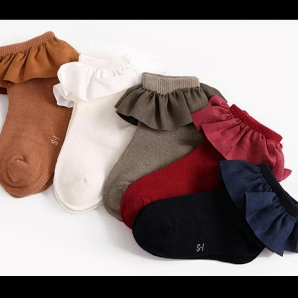 Toddler Kids Girls Ruffle Socks